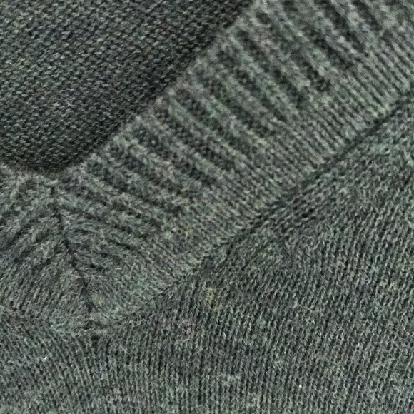 MICHAEL KORS FOREST GREEN V NECK SWEATER FOR MEN IN XXL - Picture 3 of 6